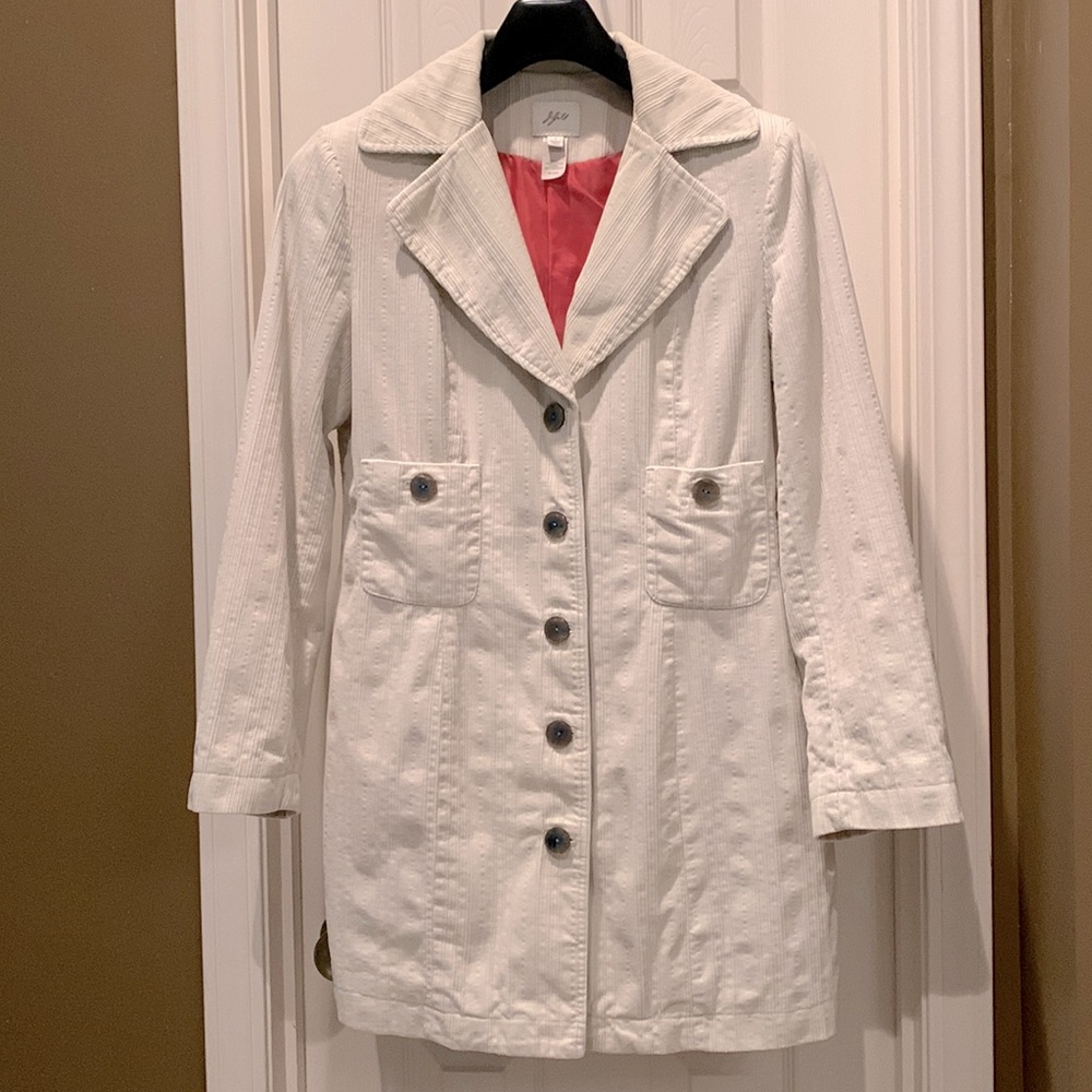 Stylish White Jacket by J. Jill